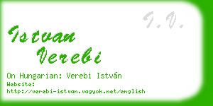 istvan verebi business card
